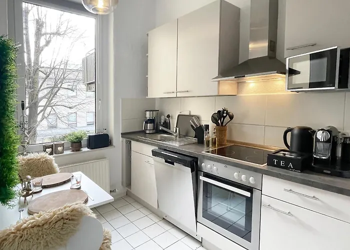 Appartement Magic Forest Design Apartment, 65 Zoll Tv, Waschtrockner, Lage, Am Markt Gera