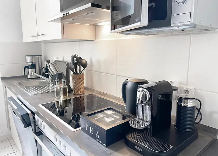 Appartement Magic Forest Design Apartment, 65 Zoll Tv, Waschtrockner, Lage, Am Markt Gera