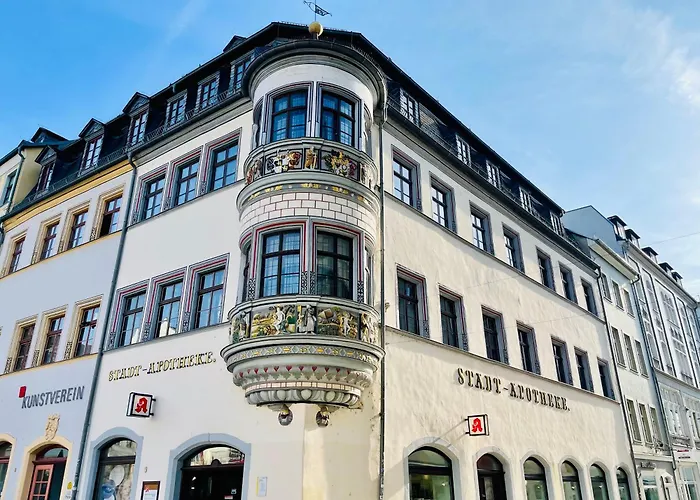 Appartement Magic Forest Design Apartment, 65 Zoll Tv, Waschtrockner, Lage, Am Markt Gera