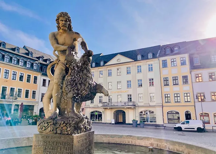 Appartement Magic Forest Design Apartment, 65 Zoll Tv, Waschtrockner, Lage, Am Markt Gera